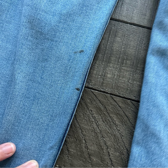 Hollister Jeans Mens 31x32 Light Blue Stacked Skinny Advanced Stretch Distressed - Picture 9 of 10